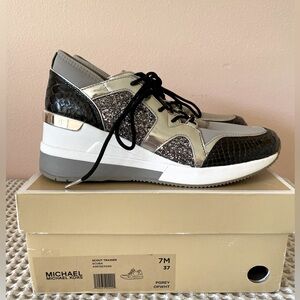 Brand New Michael Kors Scout Trainers Sneakers Tennis Shoes